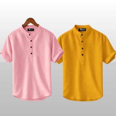 Stylish Short Sleeve Cotton Katua