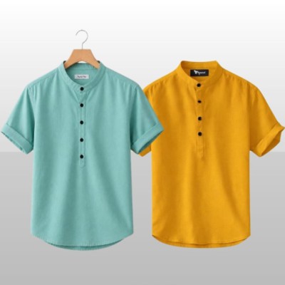 Stylish Short Sleeve Cotton Katua