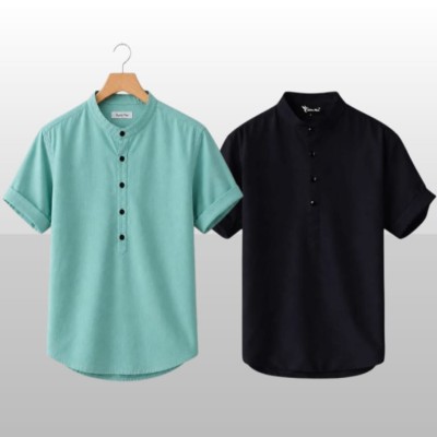 Stylish Short Sleeve Cotton Katua
