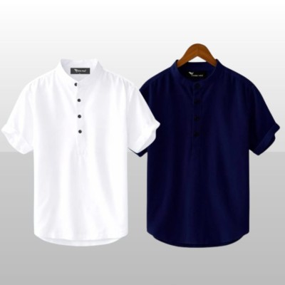 Stylish Short Sleeve Cotton Katua