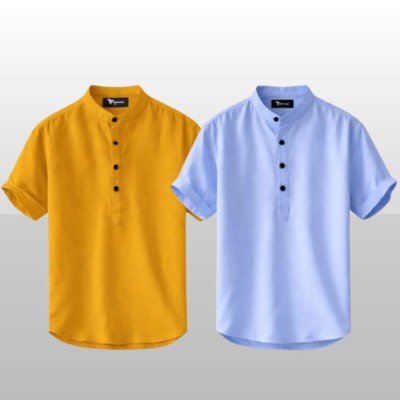 Stylish Short Sleeve Cotton Katua
