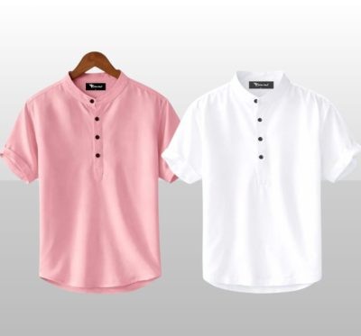 Stylish Short Sleeve Cotton Katua
