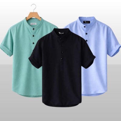 Stylish Short Sleeve Cotton Katua