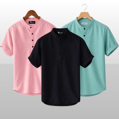 Stylish Short Sleeve Cotton Katua