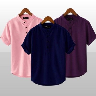 Stylish Short Sleeve Cotton Katua