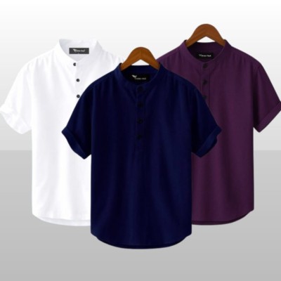 Stylish Short Sleeve Cotton Katua