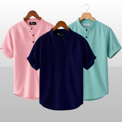 Stylish Short Sleeve Cotton Katua