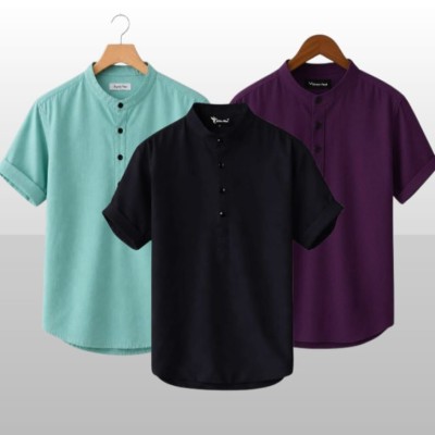 Stylish Short Sleeve Cotton Katua