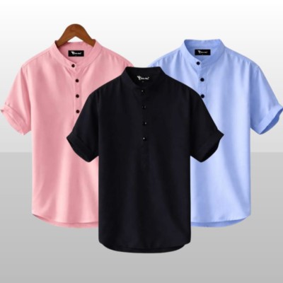 Stylish Short Sleeve Cotton Katua