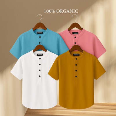 Stylish Short Sleeve Cotton Katua