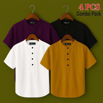 Stylish Short Sleeve Cotton Katua