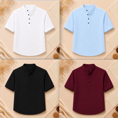 Stylish Short Sleeve Cotton Katua