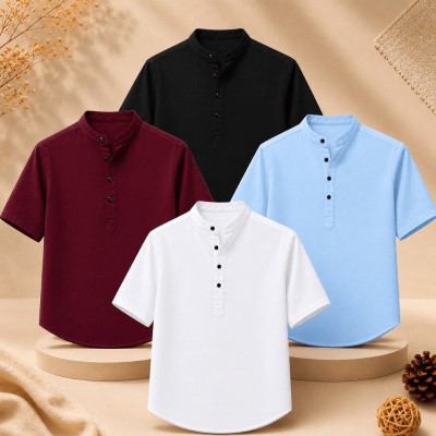 Stylish Short Sleeve Cotton Katua
