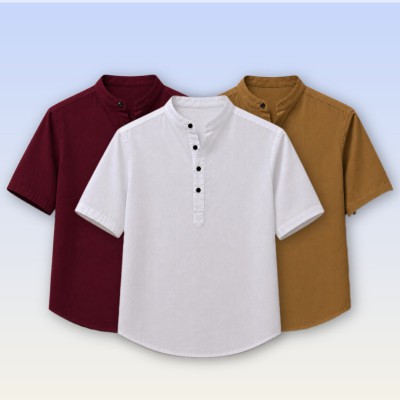 Stylish Short Sleeve Cotton Katua