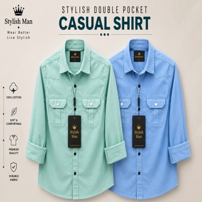 Stylish 2 Pocket Shirt For Man
