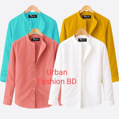 Styish Long Sleeve Cotton Shirt For Man