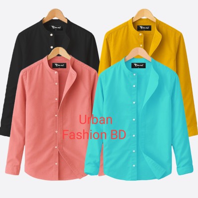 Styish Long Sleeve Cotton Shirt For Man
