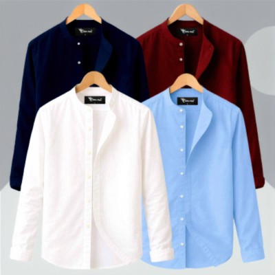 Styish Long Sleeve Cotton Shirt For Man