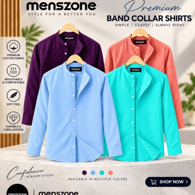 Styish Long Sleeve Cotton Shirt For Man